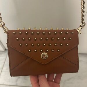 Rebecca Minkoff Brown Studded Crossbody Bag